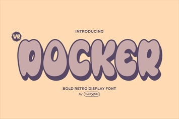 Docker - Chubby Display Font