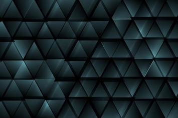 Dark blue abstract tech triangles background