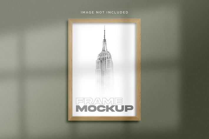 Wooden Frame Mockup