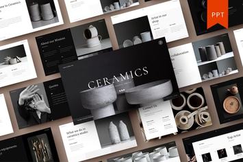 Ceramics – Simple Business PowerPoint Template