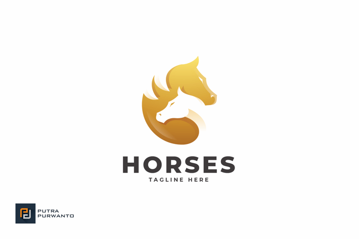Horses - Logo Template