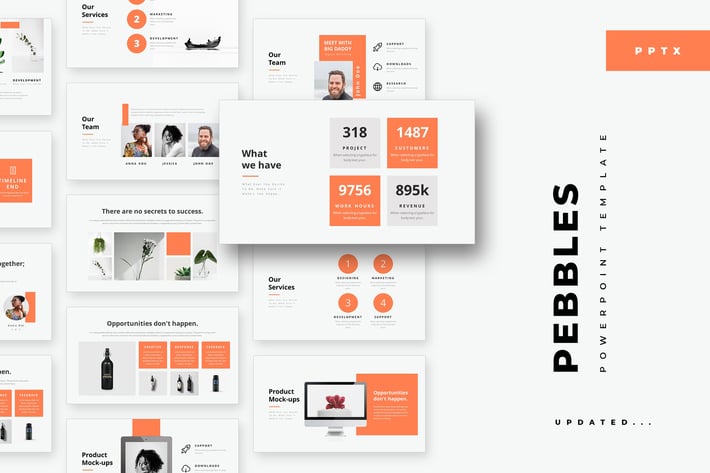 Pebbles PowerPoint Template