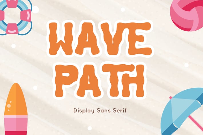 Wave Path - Display Sans Serif
