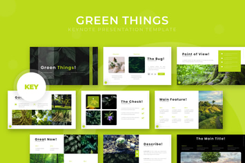 Green Things - Keynote Template