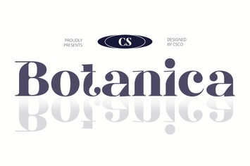 CS Botanica – Elegant Font