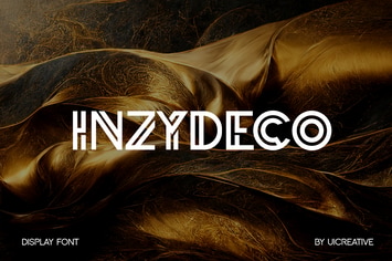 INZYDECO Decorative Display Font