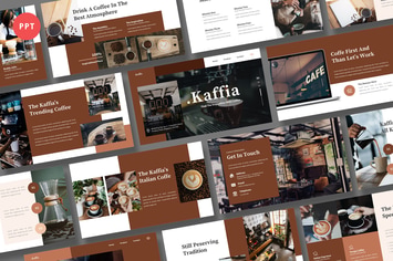 Kaffia - Coffee Powerpoint Template