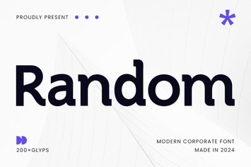 Random - Modern Corporate Font