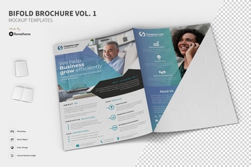 Bifold Brochure vol.01 - Mockup