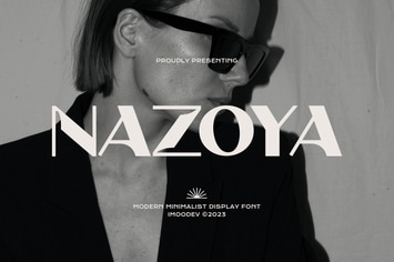 Nazoya - Modern Minimalist Display Font