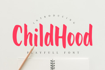 Childhood - Fun and Playful Font