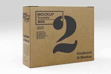 Kraft Box Mockup