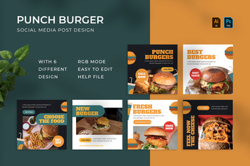 Punch Burger | Instagram Post