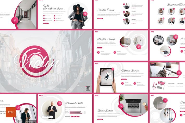 Violin - Business Powerpoint Template
