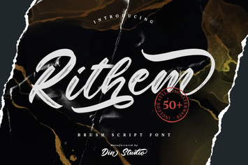Rithem-Classy Brush Font