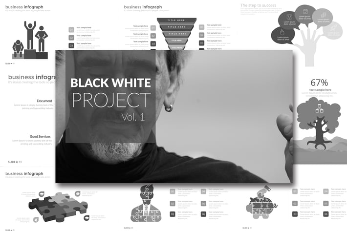 Black White Project Vol. 1 Powerpoint