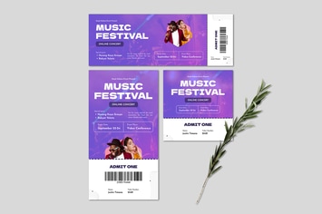 E-Ticket Template V.4