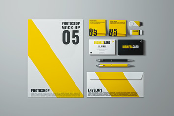 Stationery Mock-Up Template