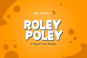 Roley Poley - Playful Dsiplay Font