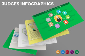 Judge Flowchart – Infographics Design