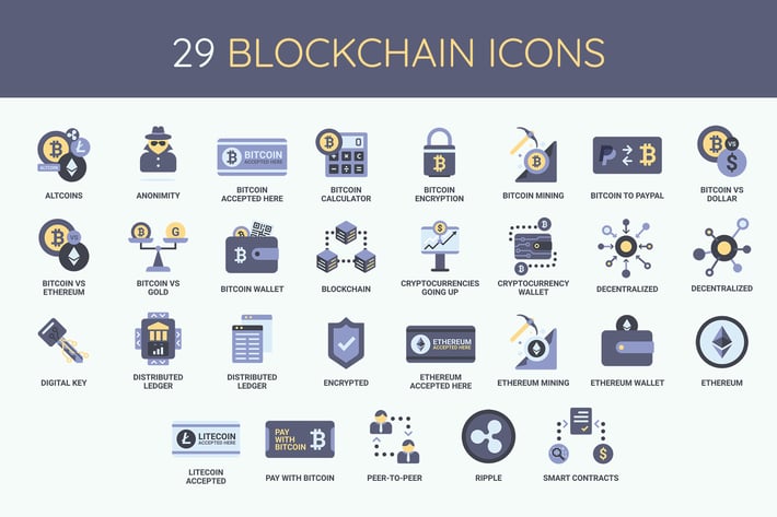 Blockchain Icons
