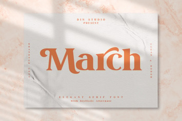 March - Modern Serif Font 