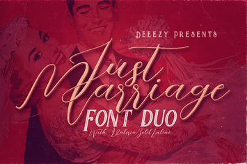 Just Marriage Font Duo