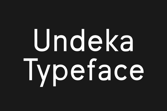 Undeka Regular Font