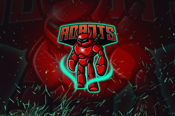 Robot - Esport & Mascot Logo Template