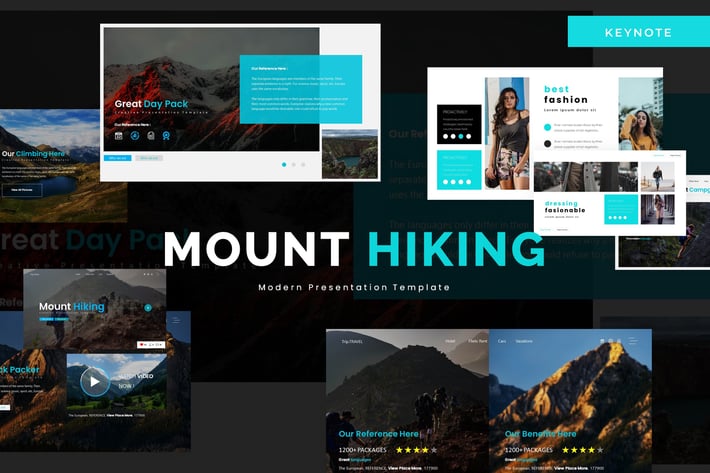 Mount Hiking - Keynote Template