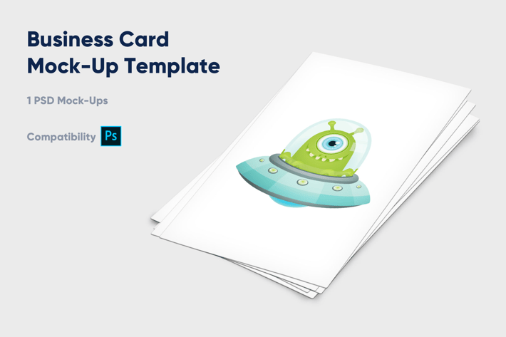 Business Card Mock-Up Template - Vol. 3