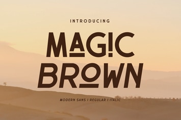 Magic Brown - Sans Serif Font