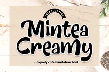 Mintea Creamy | Uniquely Cute Hand-Draw Font