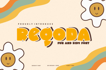 Regoda - Groovy Font
