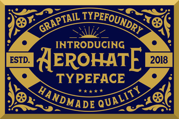 Aerohate Typeface