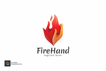 Fire Hand - Logo Template