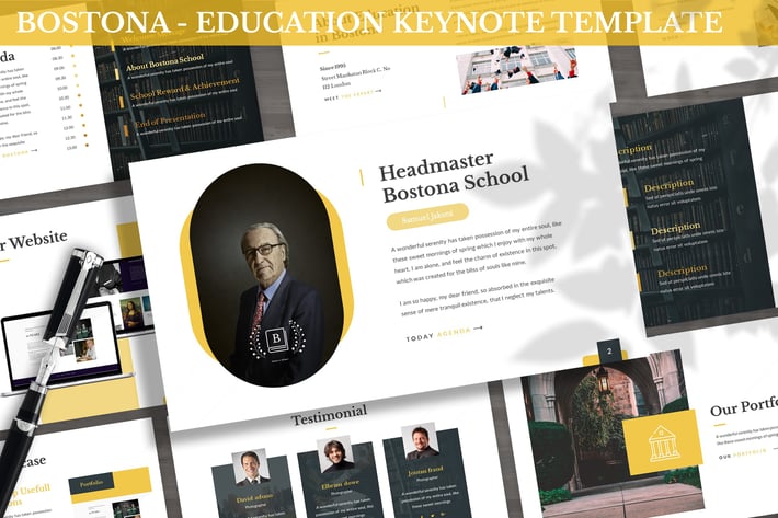 Bostona - Education Keynote Template
