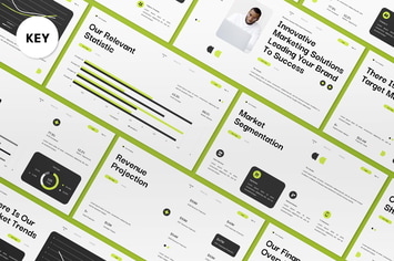 Black Modern Creative Pitch Deck Keynote