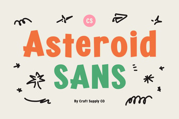 Asteroid – Fun Font
