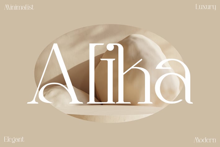 Alika Minimalist Serif Font