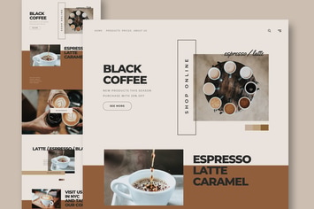 Coffee Shop & Restaurant - Website