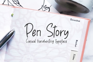 Pen Story - Casual Handwriting