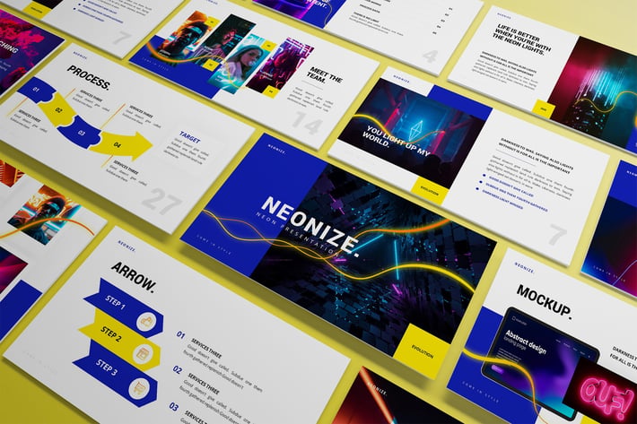 Neonize - Neon Powerpoint Template