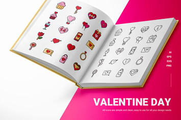 Valentine Day - Icons