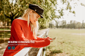 Warm Cinematic Action & Lightroom Preset
