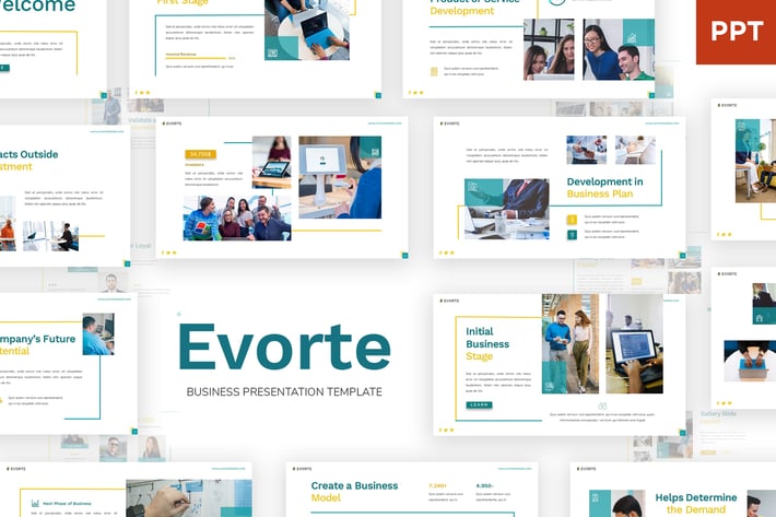 Evorte - Business Powerpoint Template