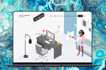 Hero Header Smartthings Isometric Template
