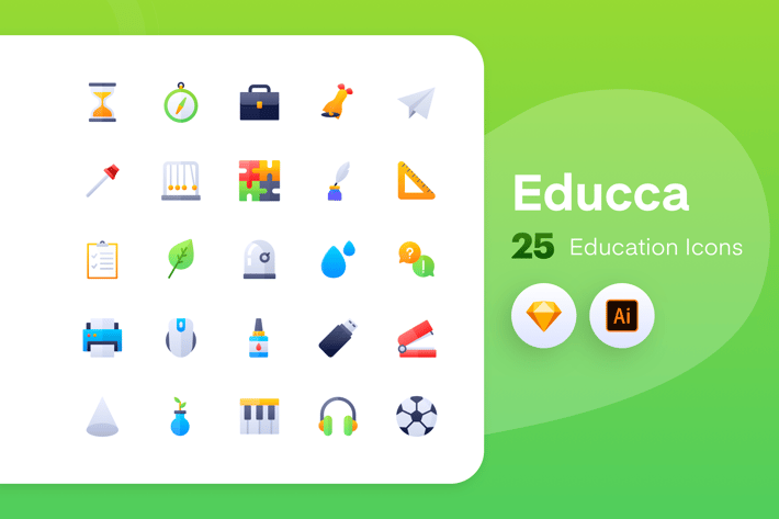 Educca - Education icons Vol.4