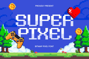 Super Pixel - Bitmap Pixel Font