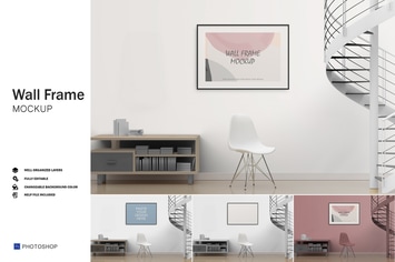 Wall Frame Mockup